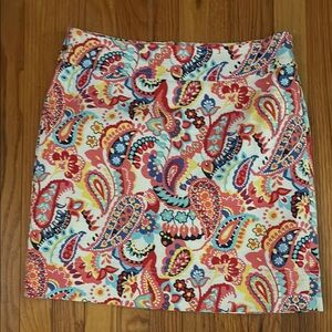 Colorful Paisley Women's Skirt